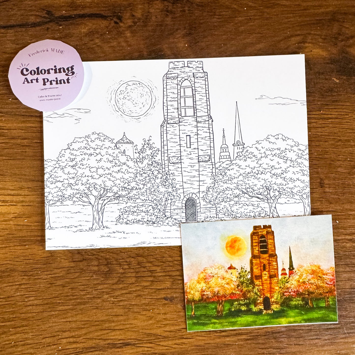 Baker Park Coloring Print