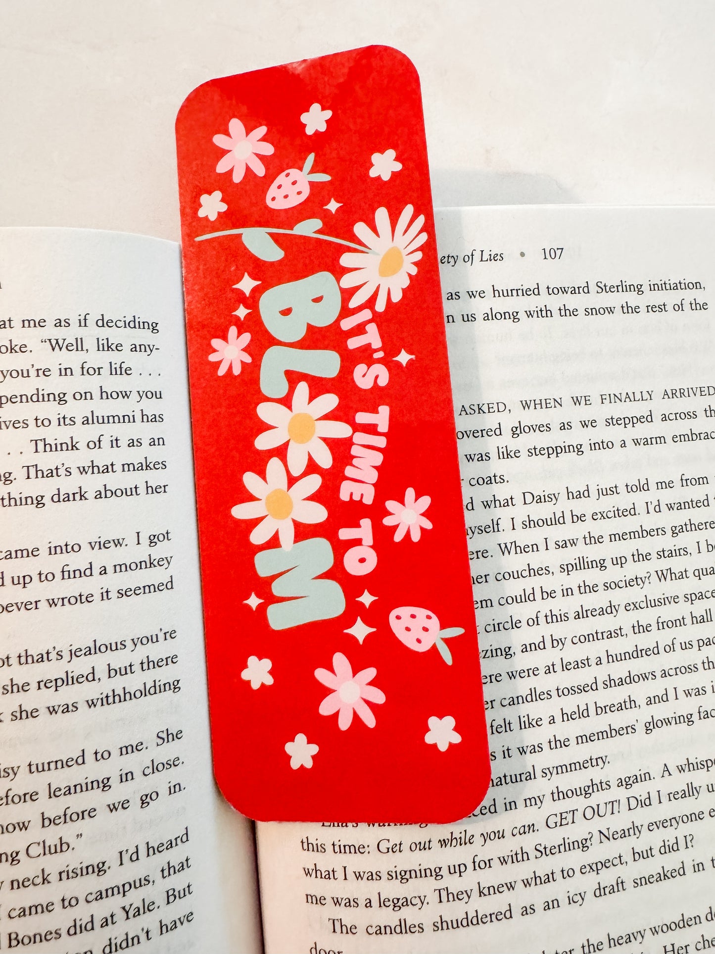 Time to Bloom Bookmark