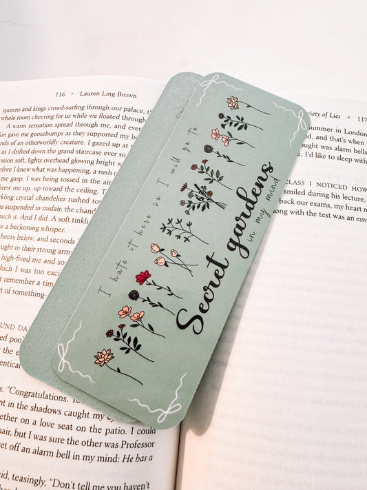 Secret Gardens Bookmark