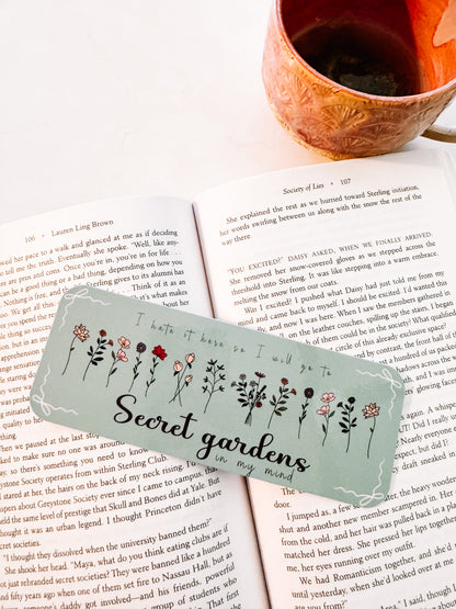 Secret Gardens Bookmark