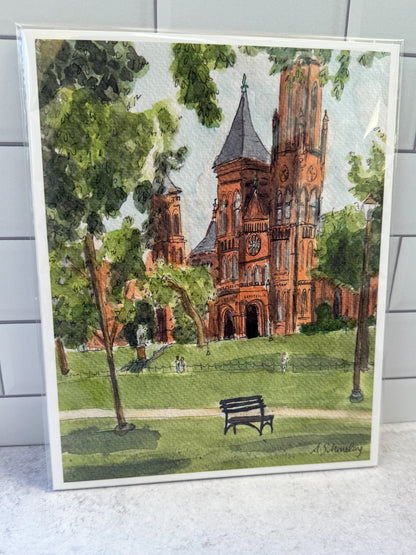 Smithsonian Castle Watercolor Print