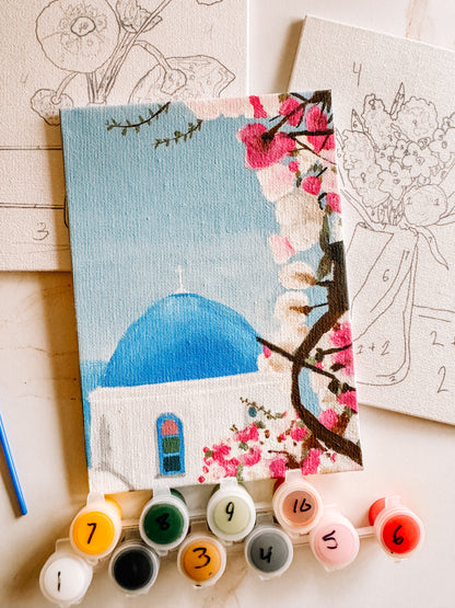 Santorini Mini Paint By Number