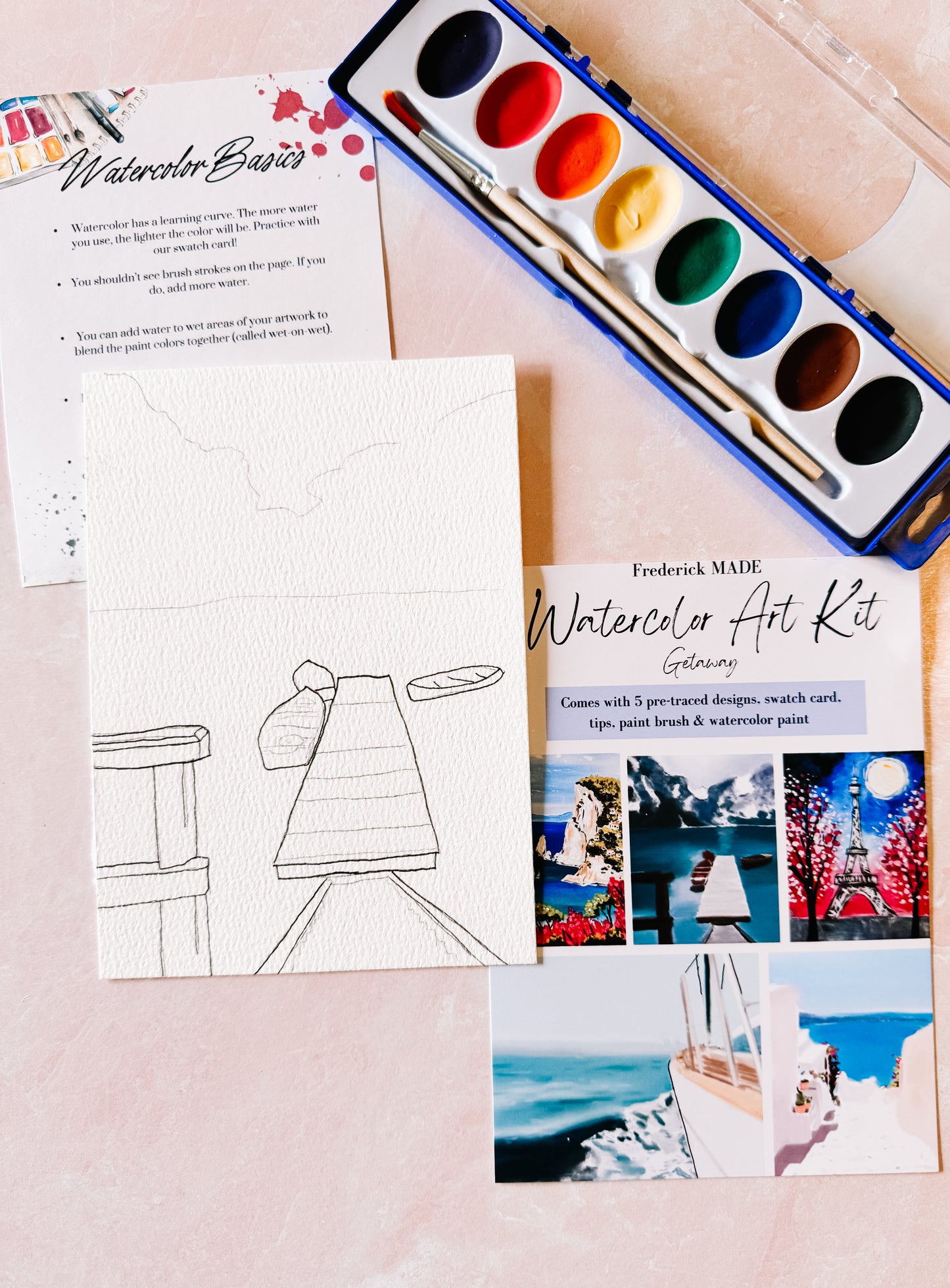 Getaway MINI Watercolor Kit