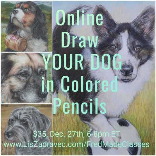 Online Colored Pencil Workshop with Lis Zadravec - December 27