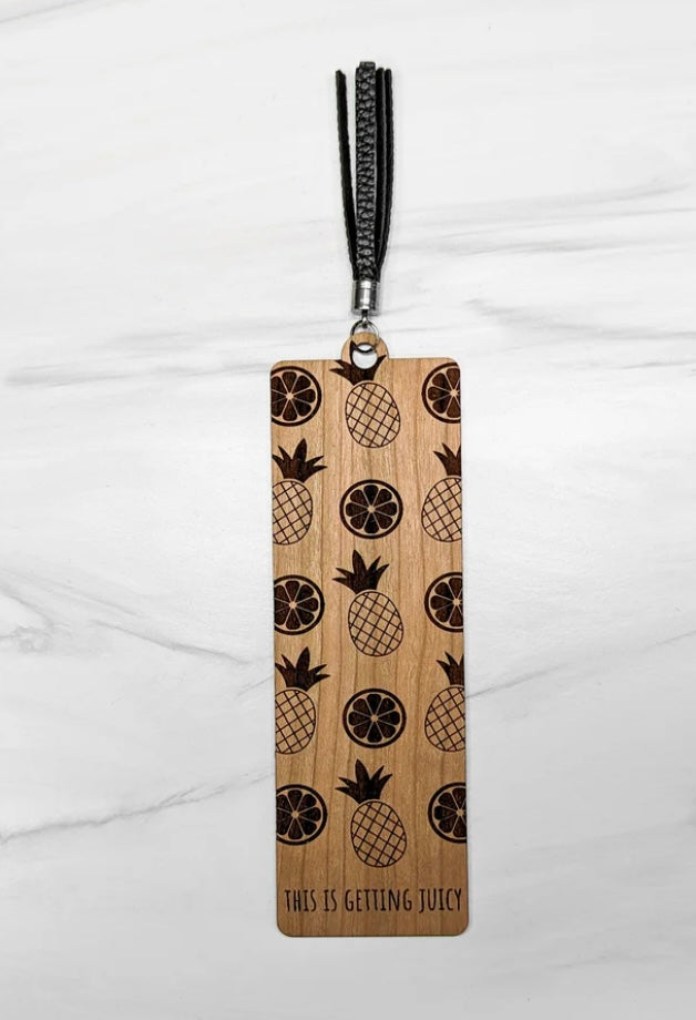 Cherry wood bookmarks