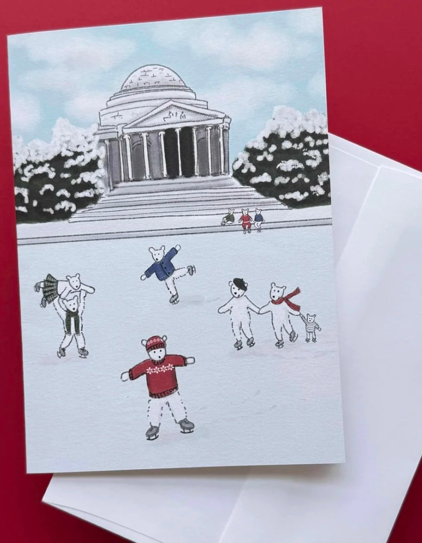 DC Polar Bears Greeting Card