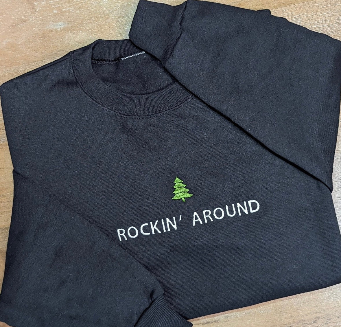 Rockin Around Embroidered Sweatshirt