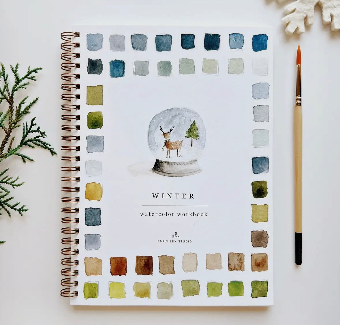 PRE-ORDER Winter Watercolor Workbook