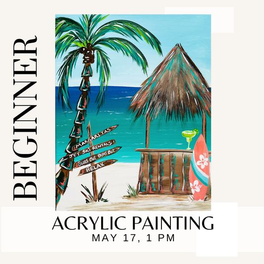 Beginner Acrylic Painting with Renee - May 17