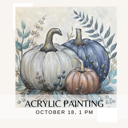 Acrylic Painting with Christy - October 18