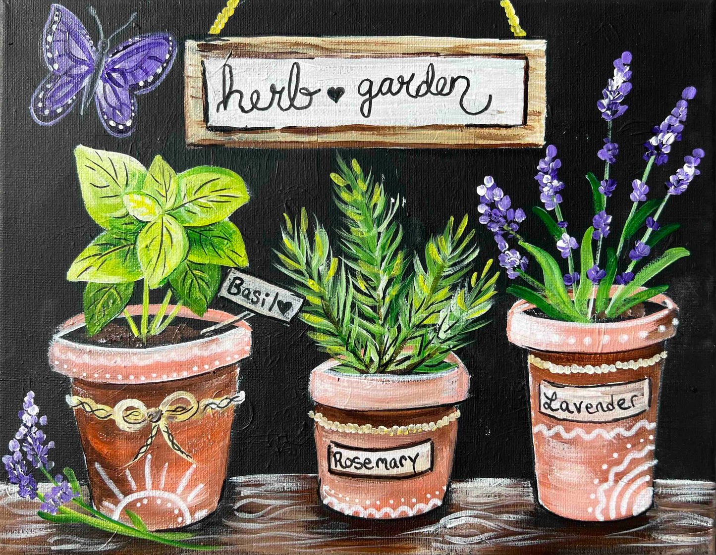 Herb Garden Paint Kit