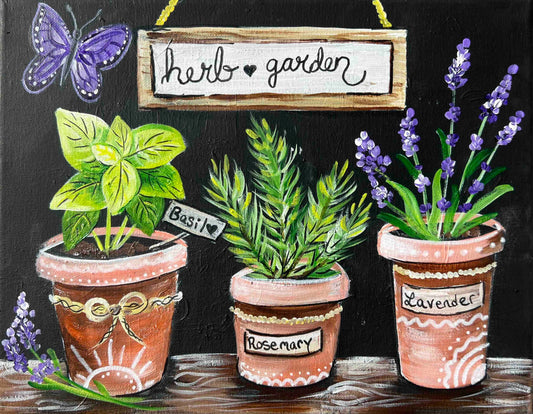 Herb Garden Paint Kit