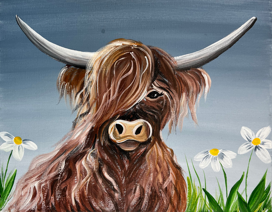 Highland Cow Paint Kit