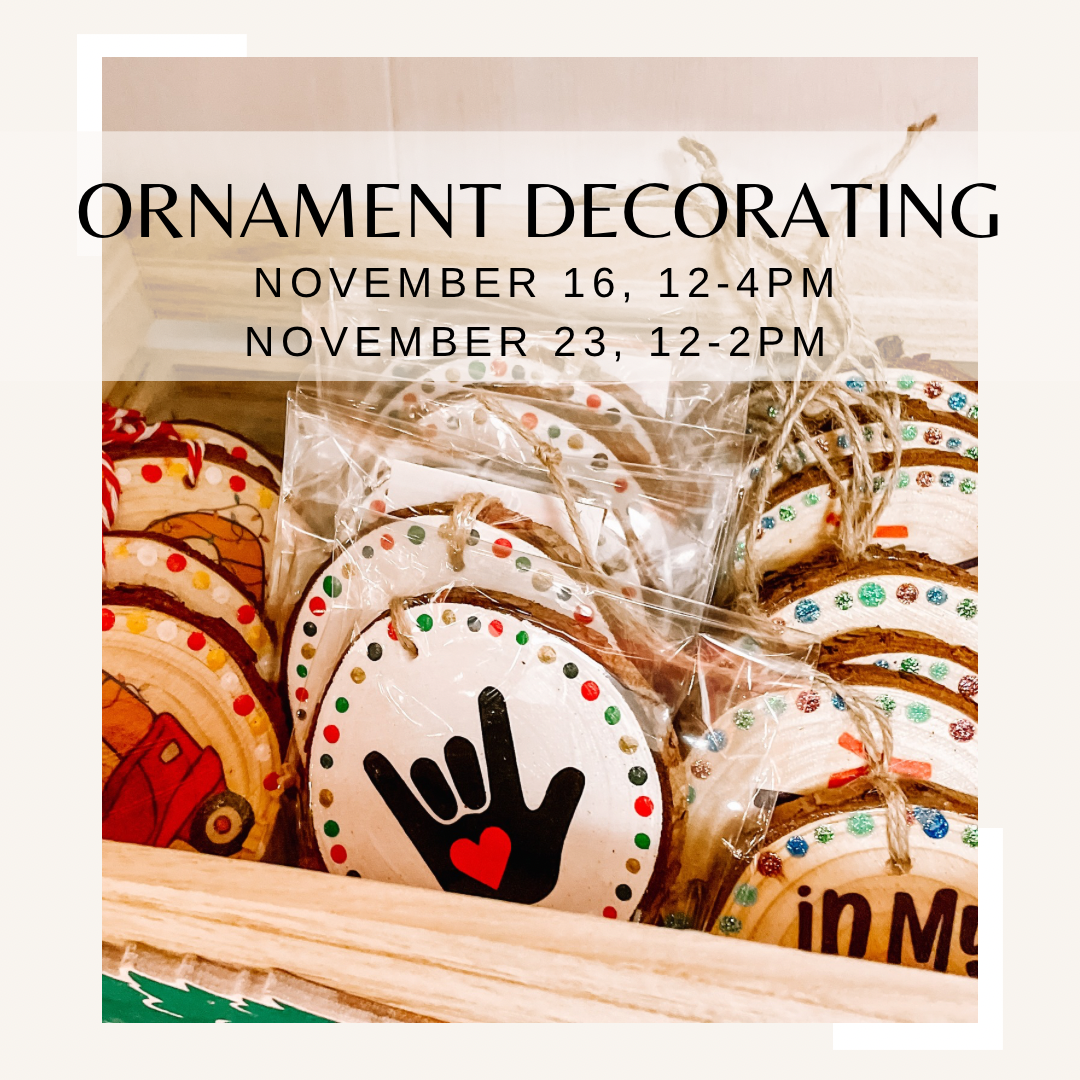 Ornament Decorating - November 23 (family friendly)