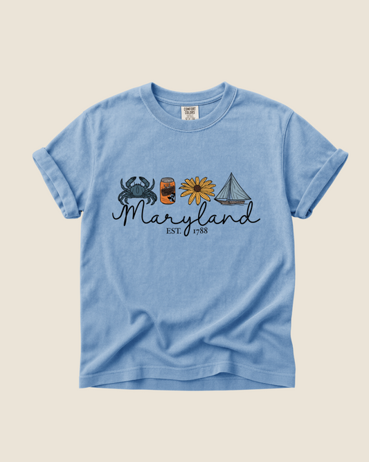 Maryland Icons Graphic Tee