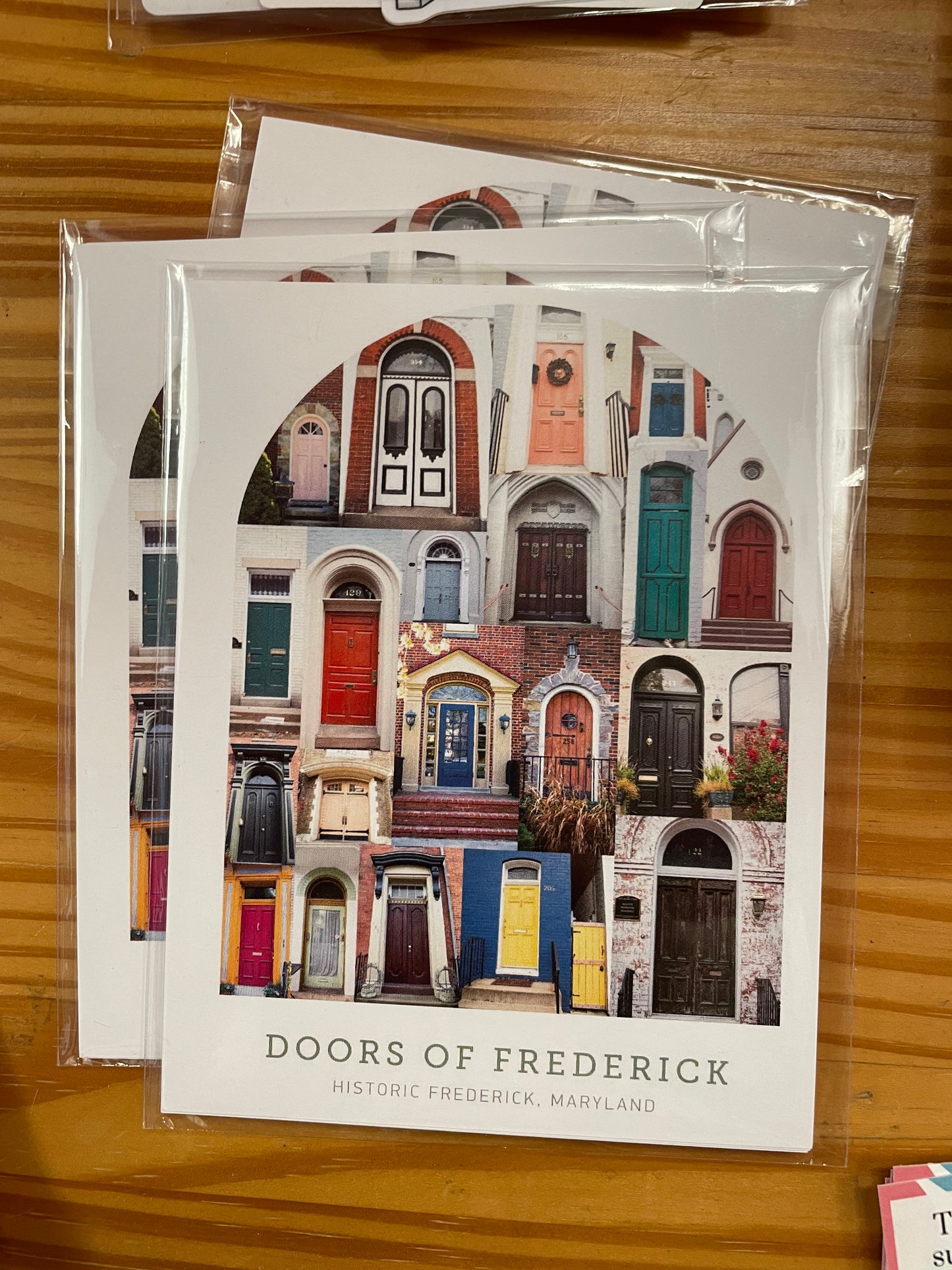 Doors of Frederick Postcards
