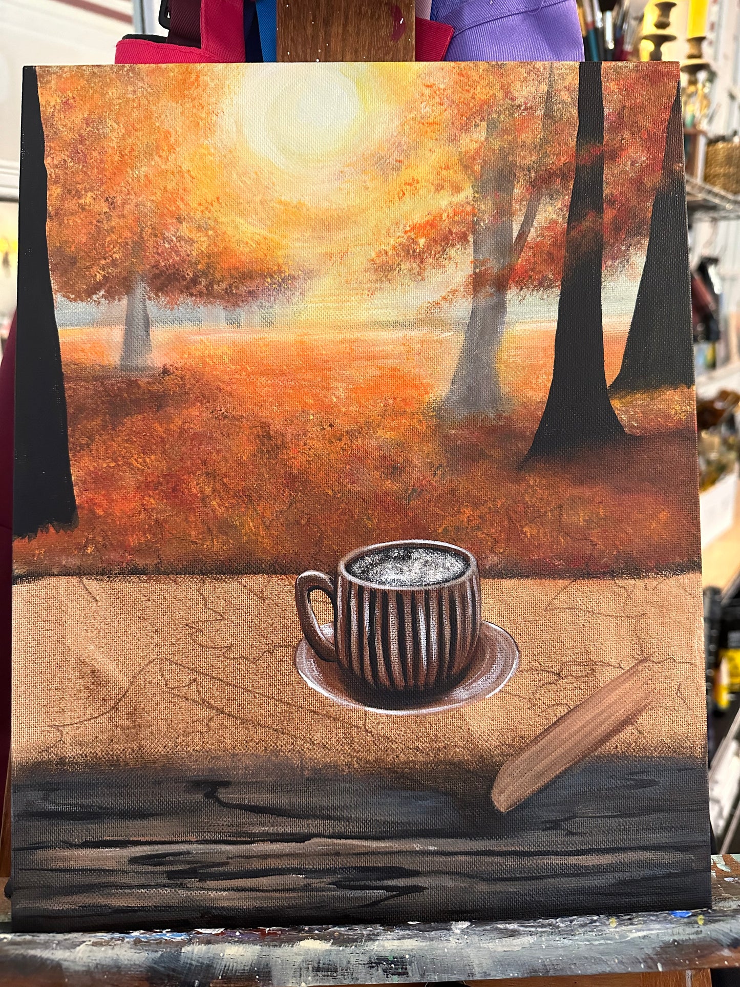 Advanced Acrylic Paint Class with Aimee - October 12