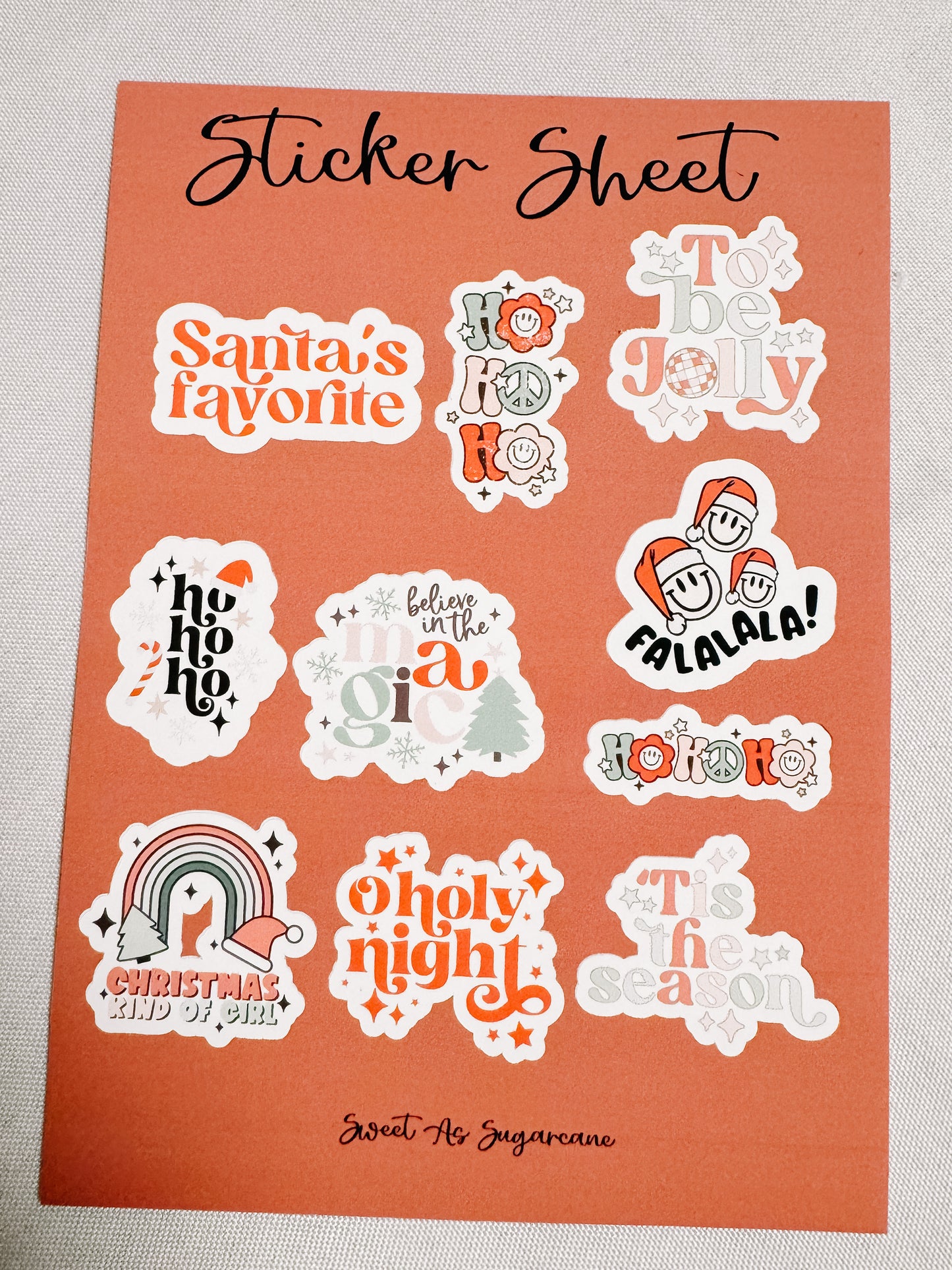 Christmas Sticker Sheet