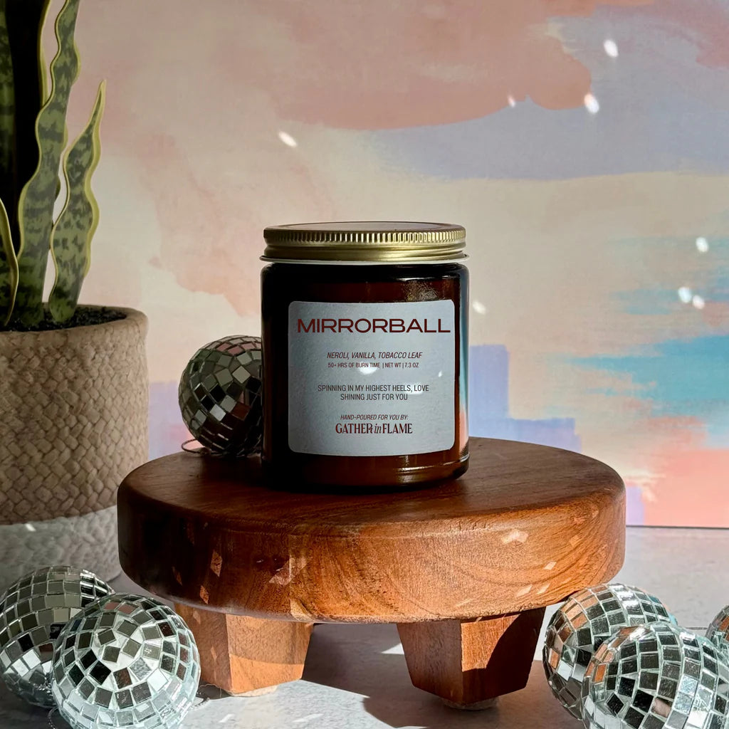 Mirrorball Candle