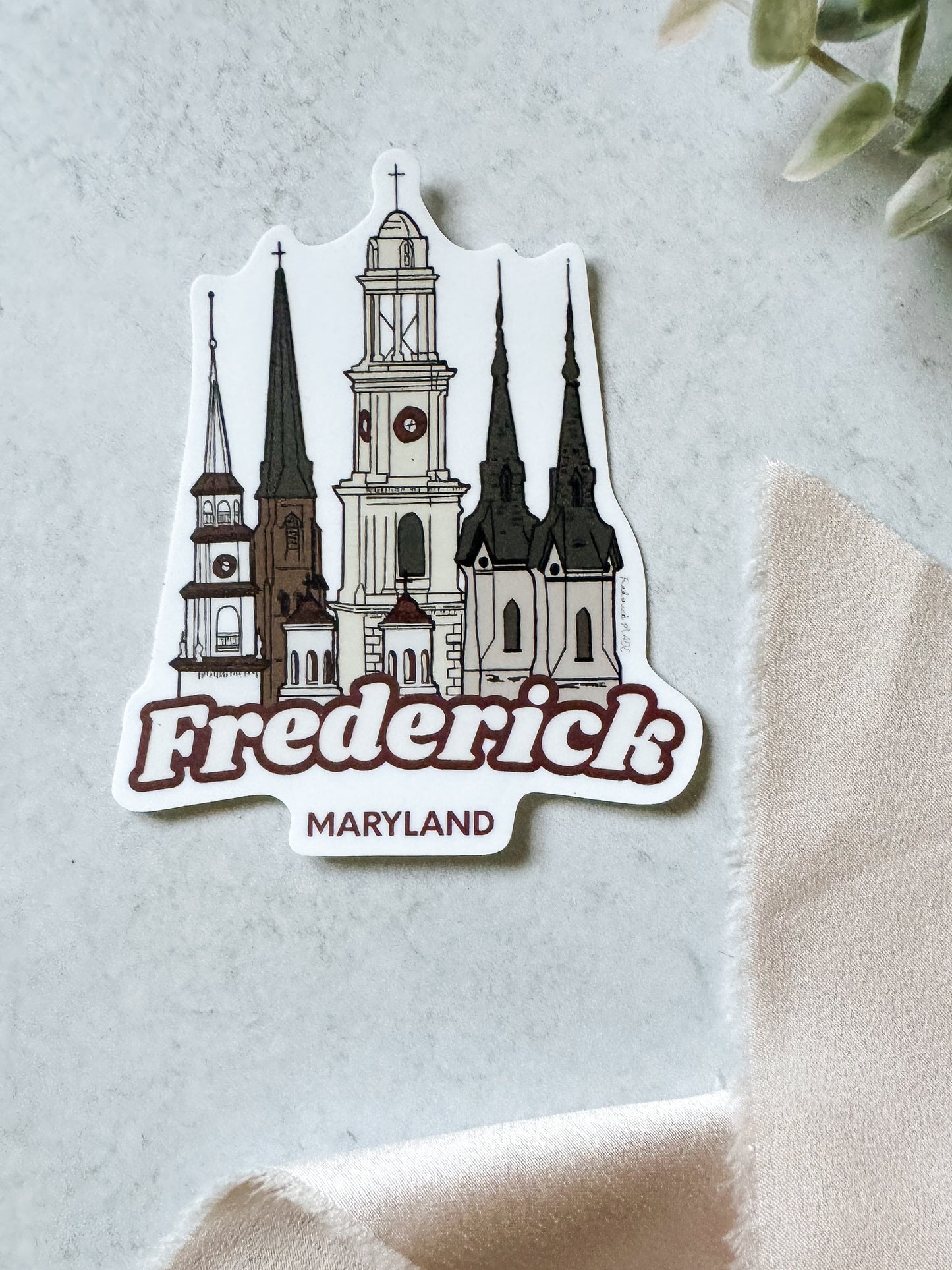 Frederick Spires Sticker