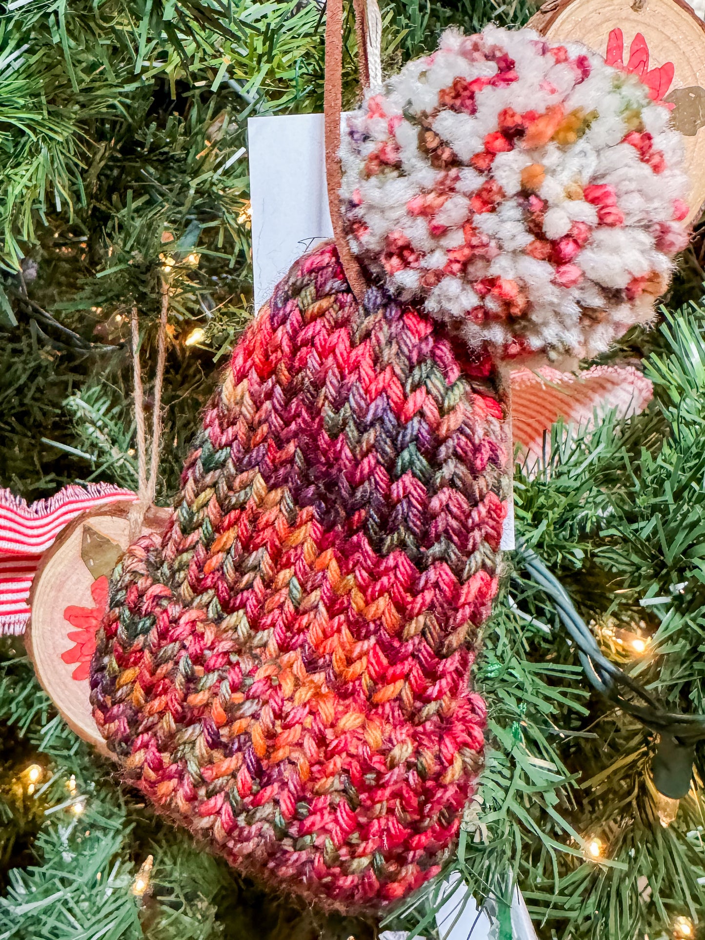 Knit beanie Ornament
