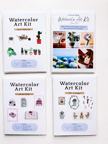 Flowers Mini Watercolor Kit