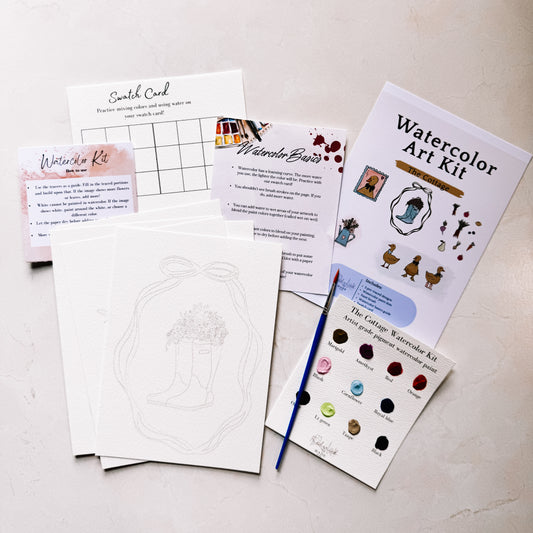 The Cottage Mini Watercolor Kit