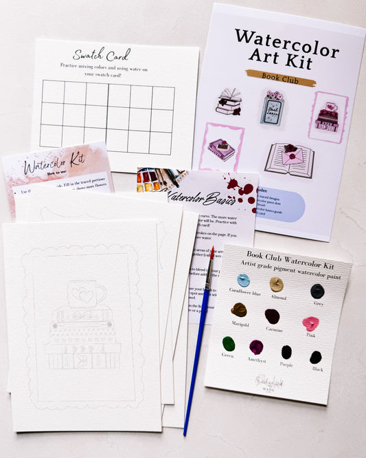 Book Club Mini Watercolor Kit
