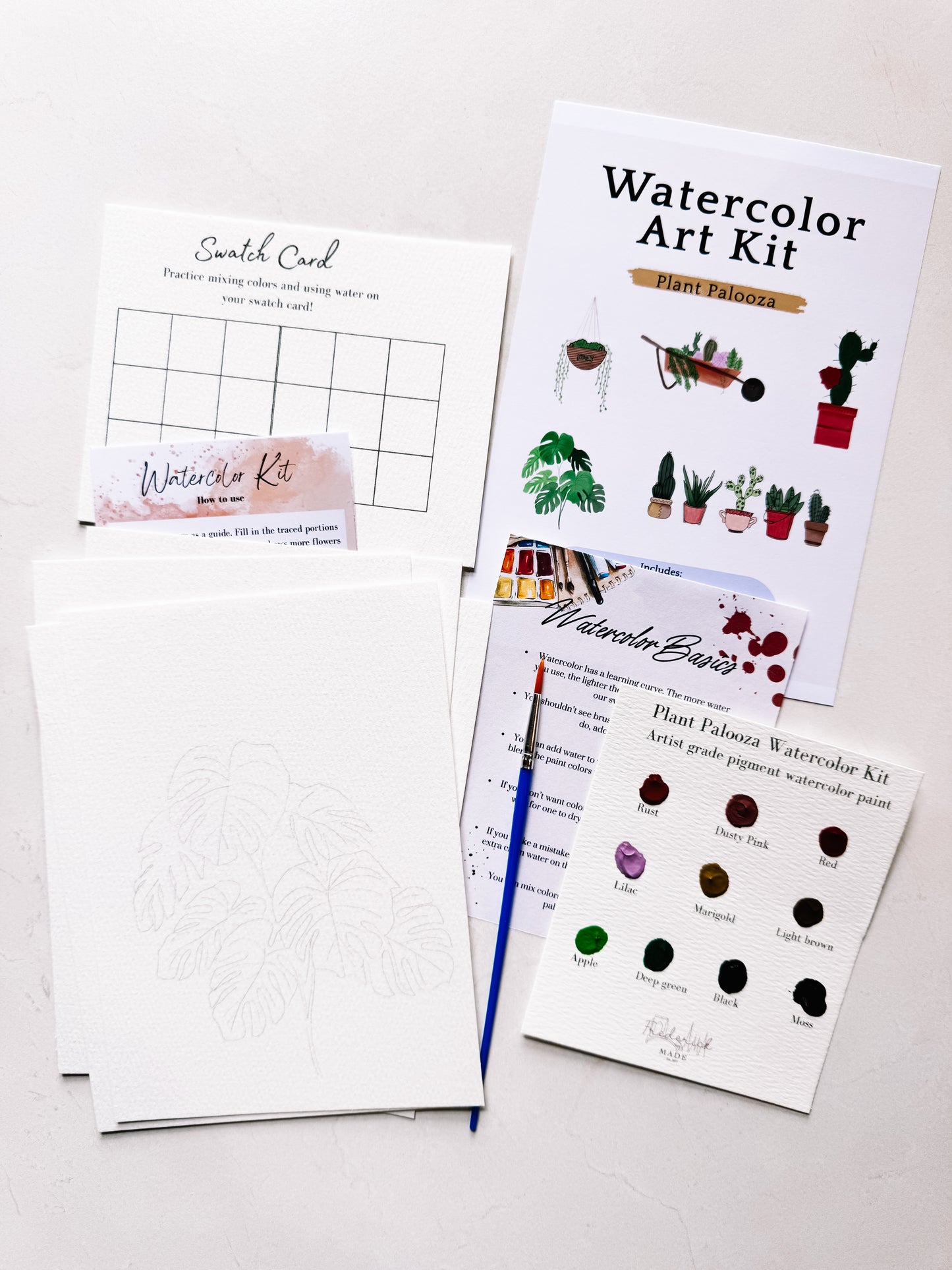 Plant Palooza Mini Watercolor Kit