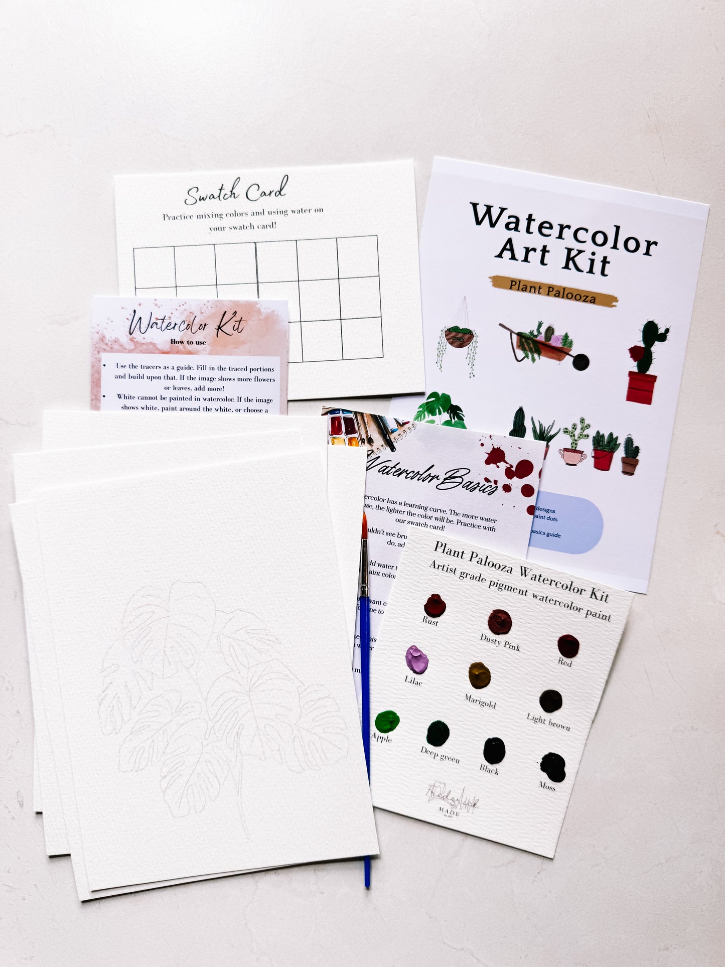 Plant Palooza Mini Watercolor Kit