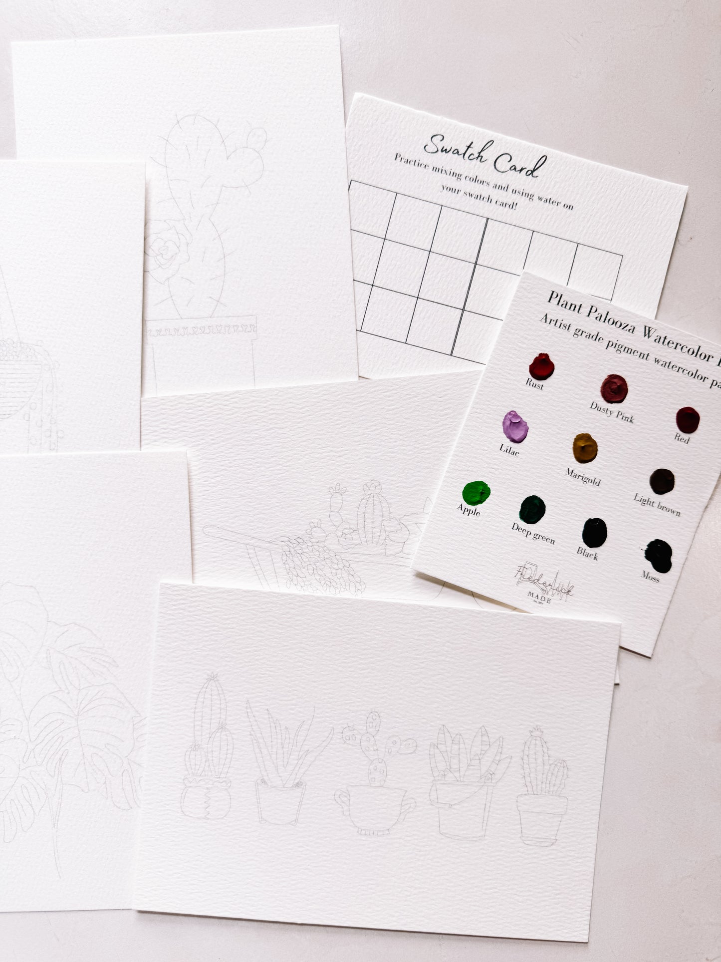 Plant Palooza Mini Watercolor Kit