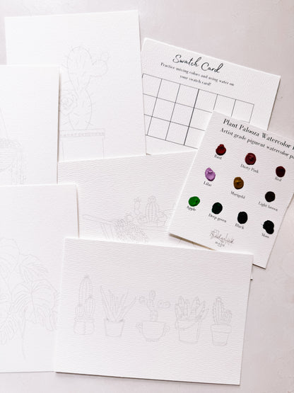 Plant Palooza Mini Watercolor Kit