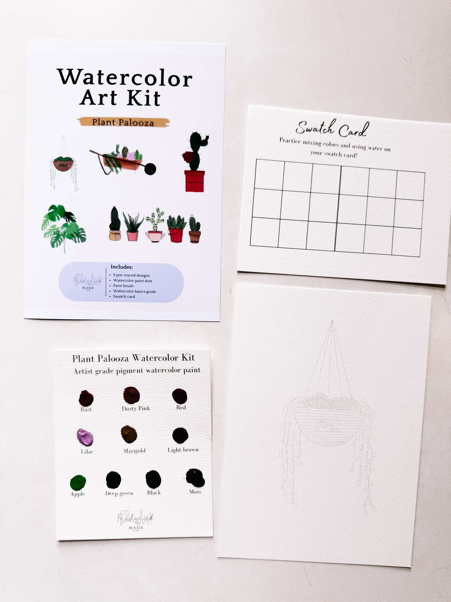Plant Palooza Mini Watercolor Kit