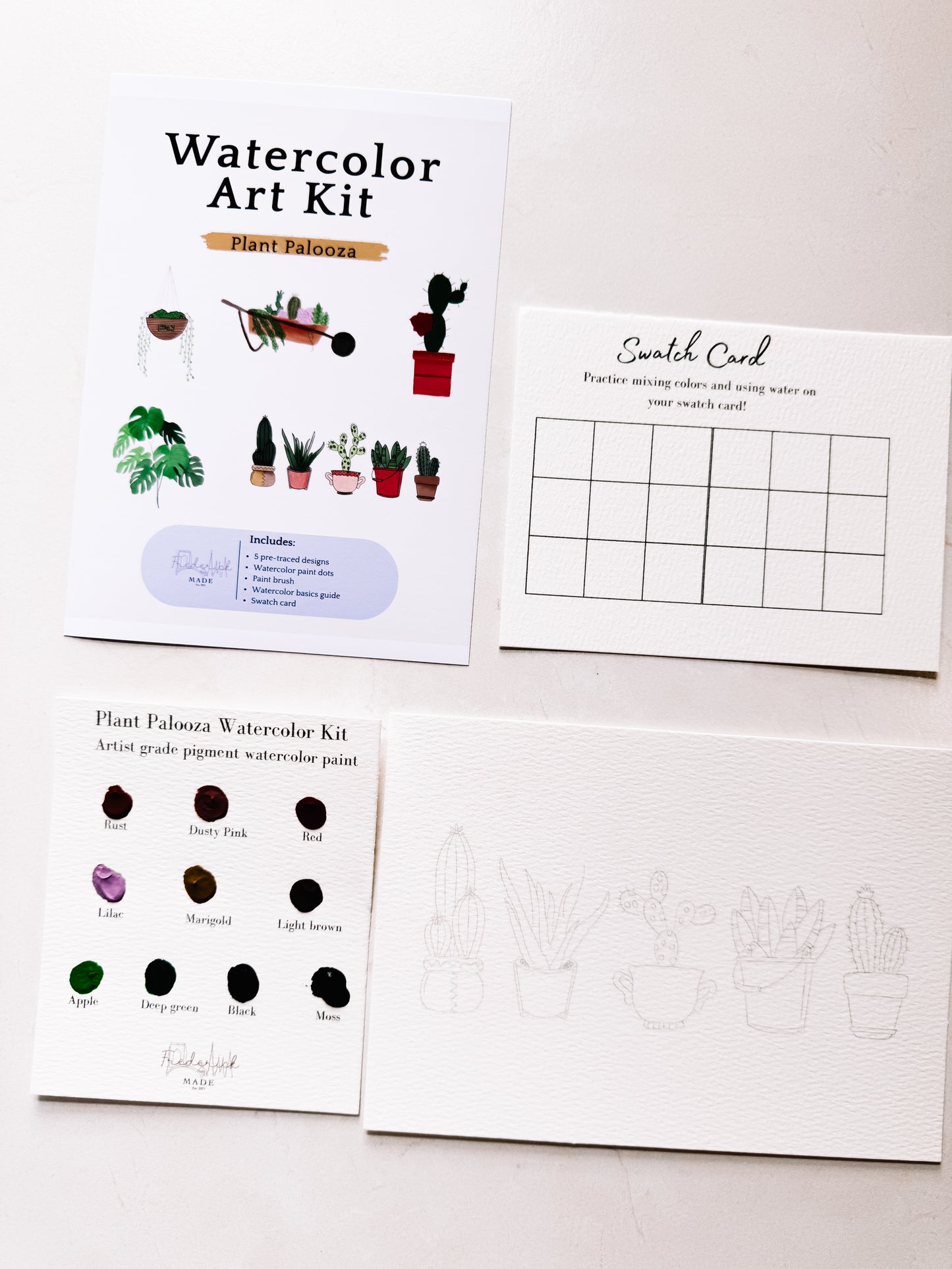 Plant Palooza Mini Watercolor Kit
