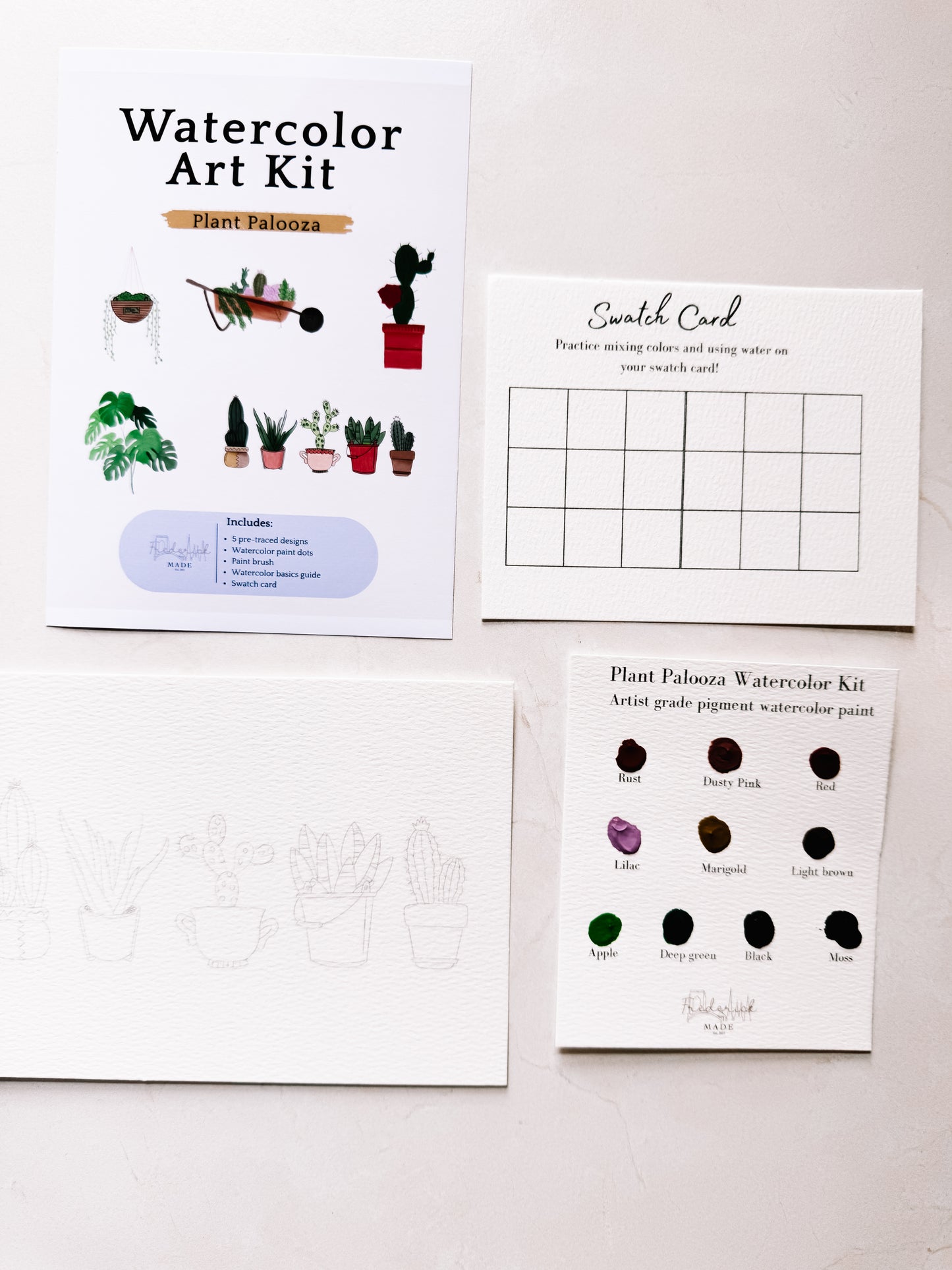 Plant Palooza Mini Watercolor Kit