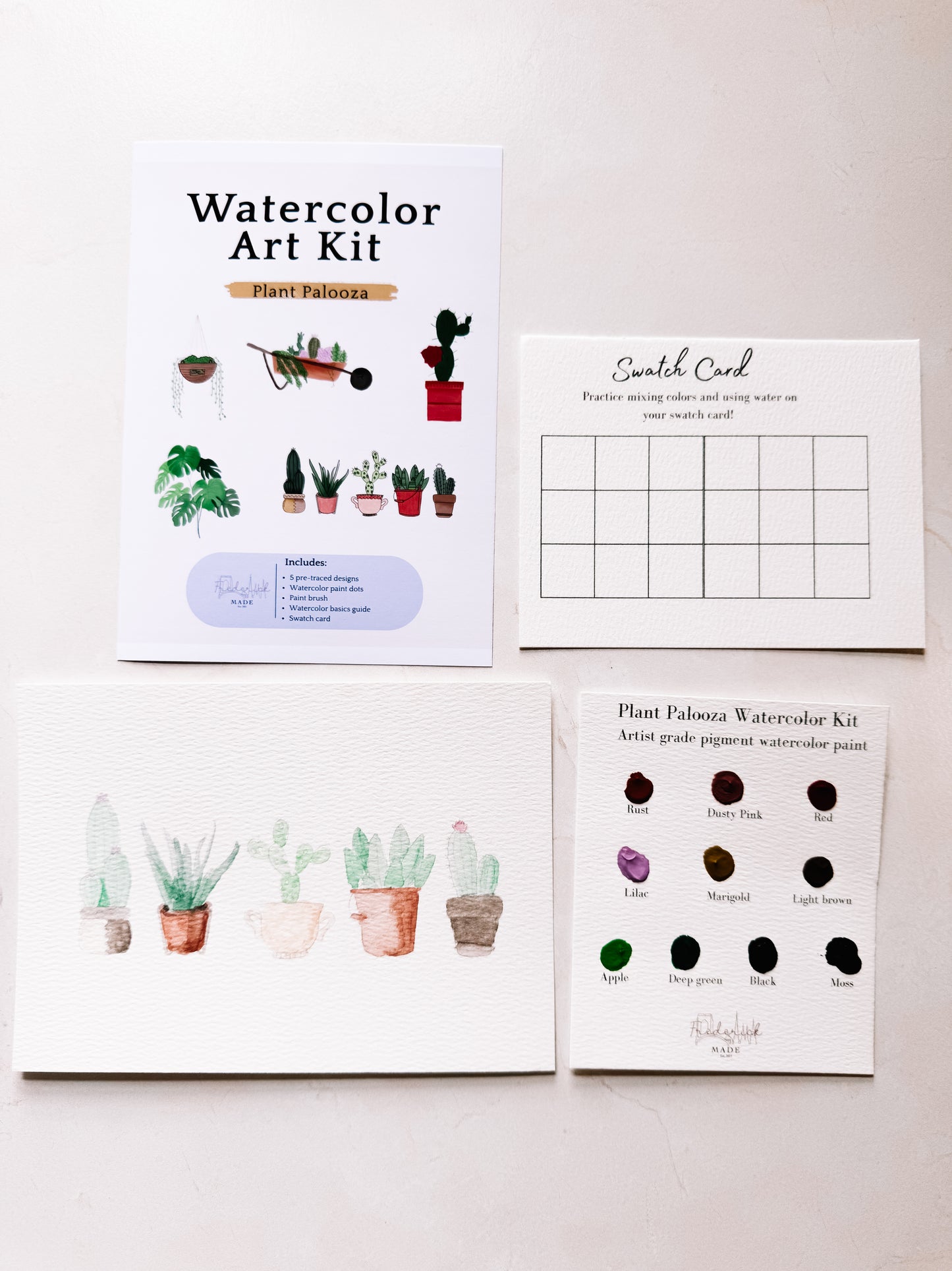 Plant Palooza Mini Watercolor Kit