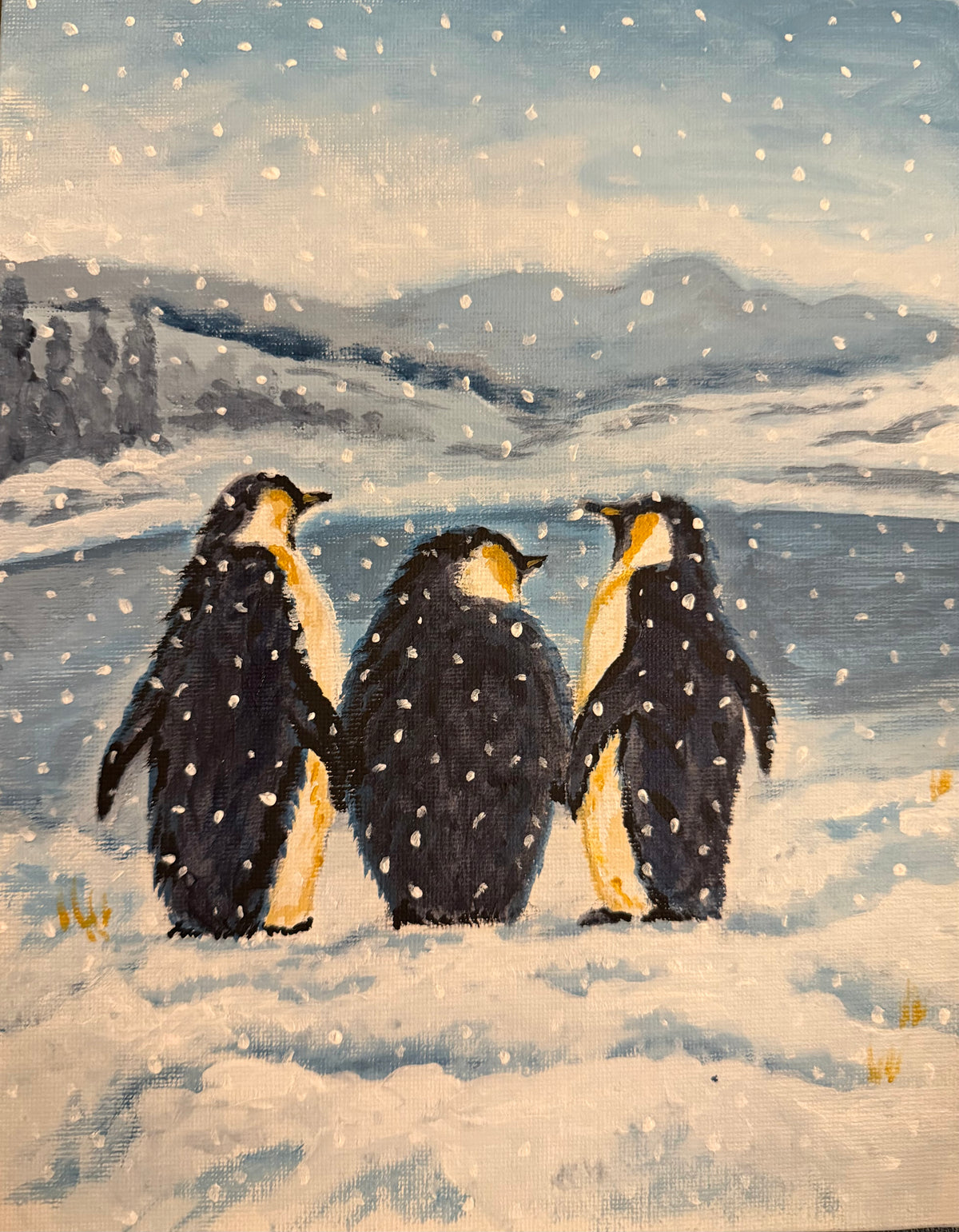 Penguin Friends | Acrylic Painting Workshop with Christy - January 16