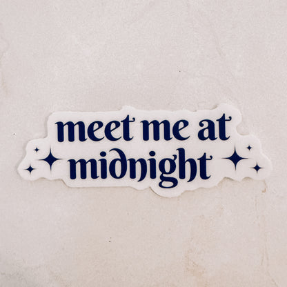 Meet Me At Midnight Vinyl Sticker