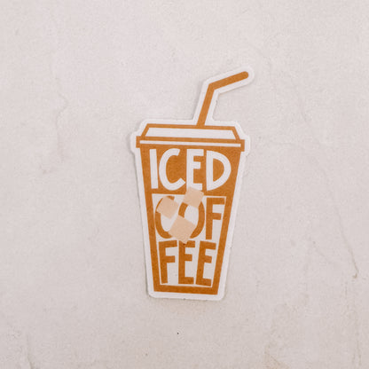 Iced Coffee Sticker