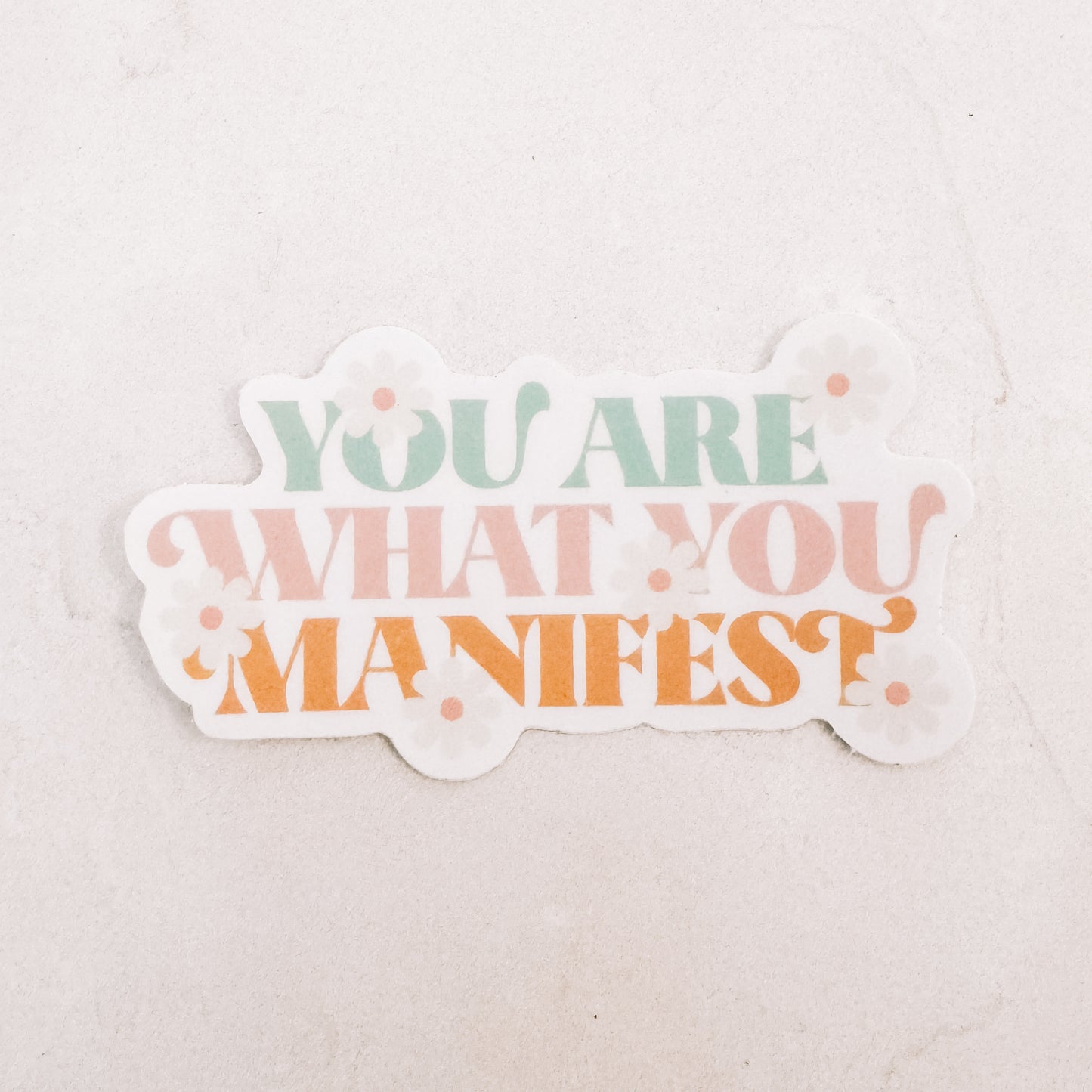 You Are What You Manifest Sticker