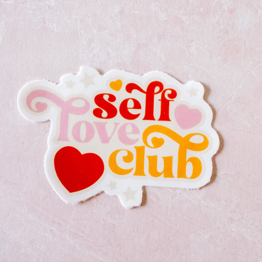 Self Love Club Vinyl Sticker