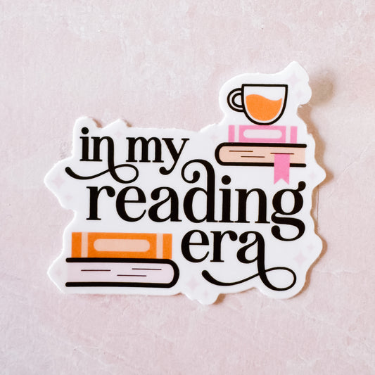 In My Reading Era Vinyl Sticker