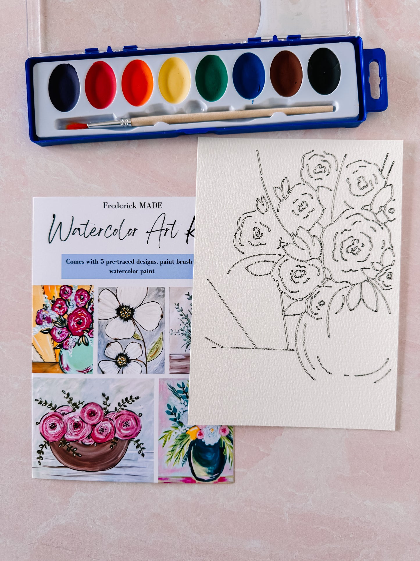 Floral MINI Watercolor Kit