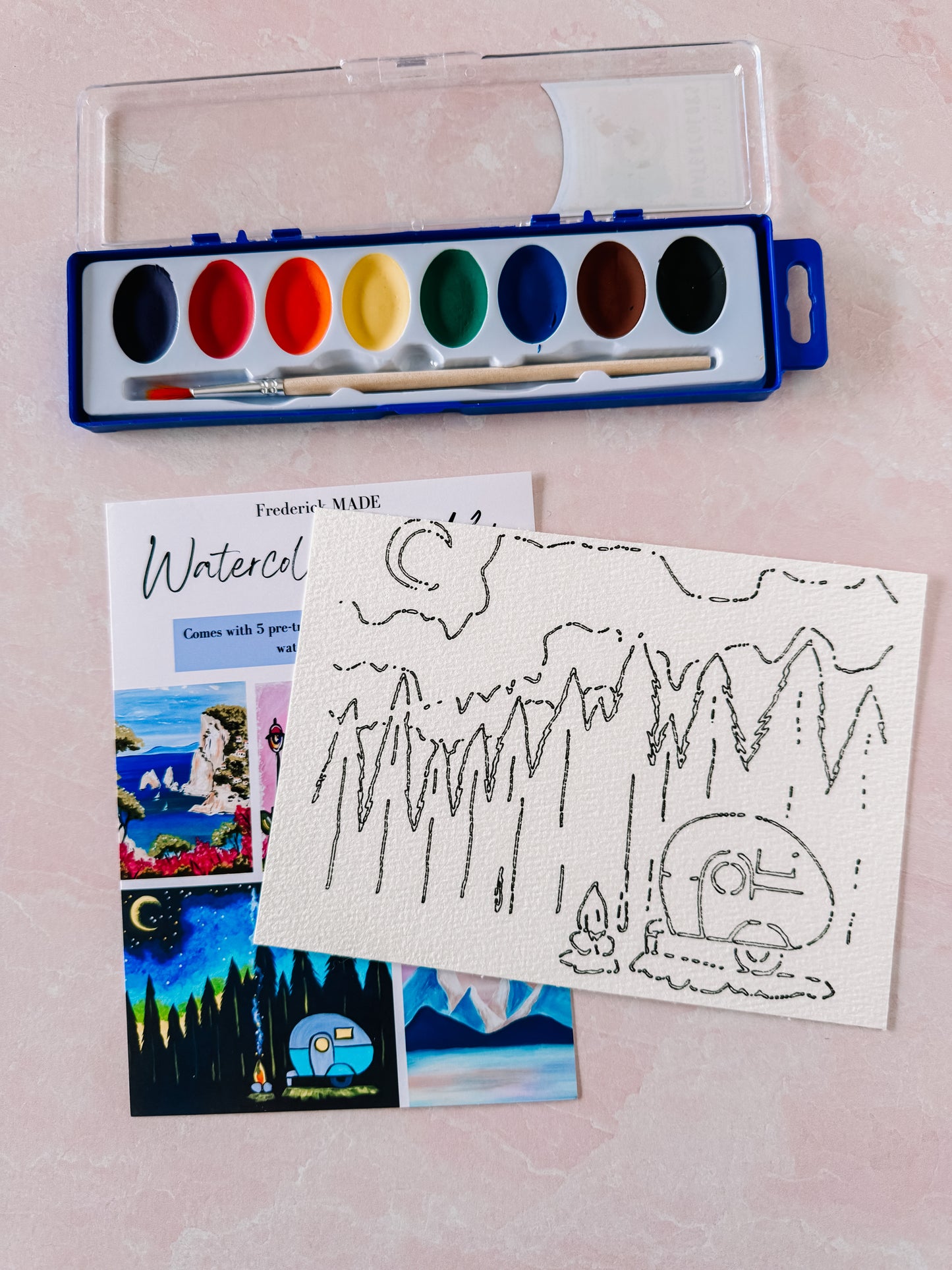 Scenes MINI Watercolor Kit