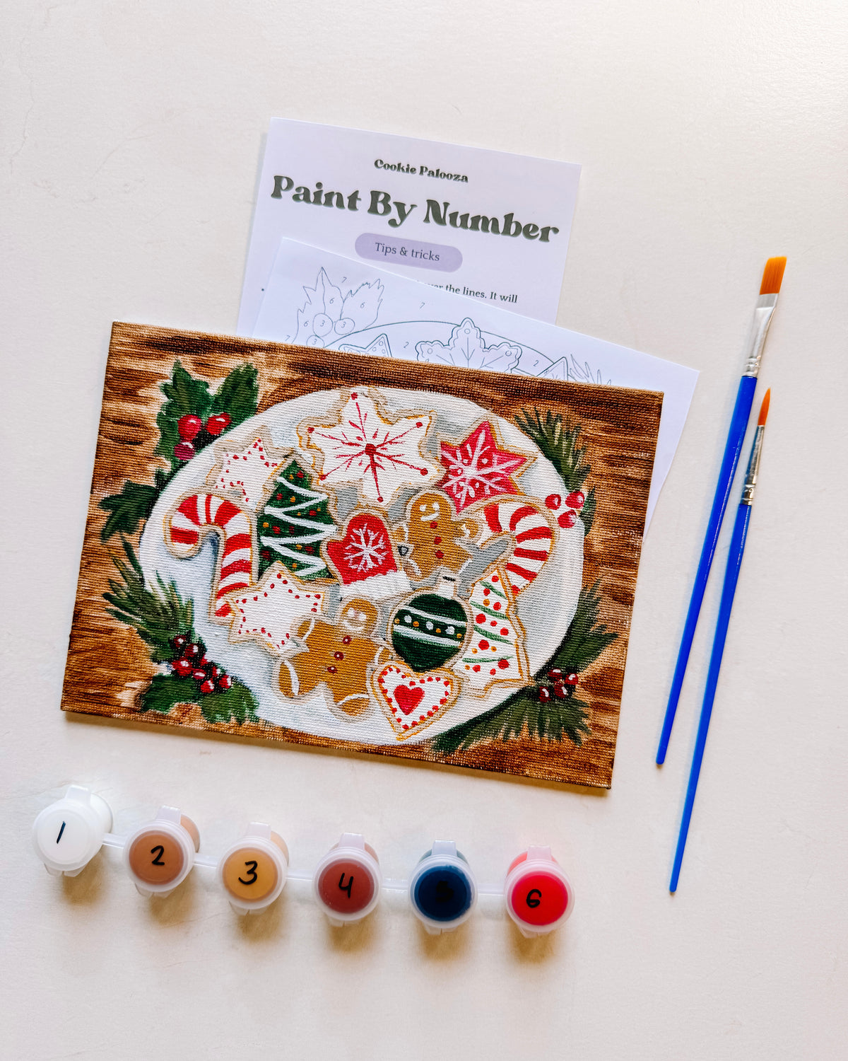 Cookie Palooza Mini Paint By Number Kit