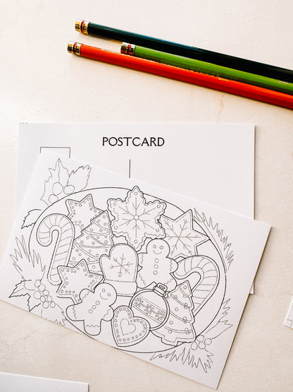 Individual Coloring Postcards