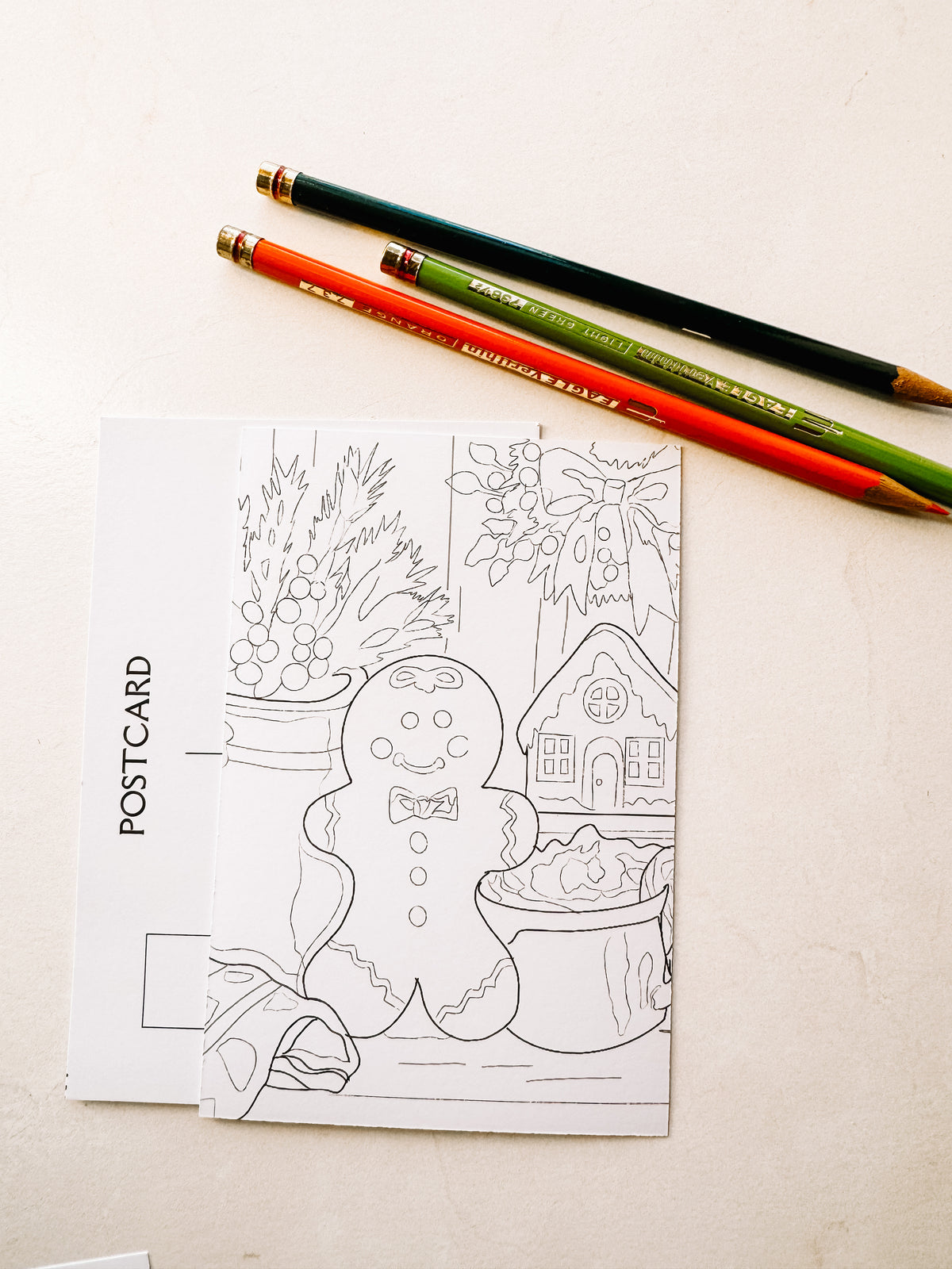 Individual Coloring Postcards