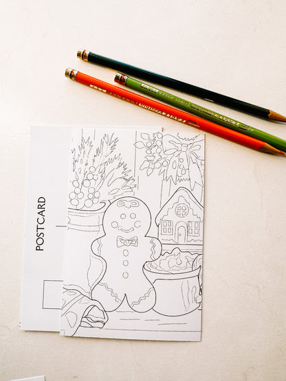 Individual Coloring Postcards