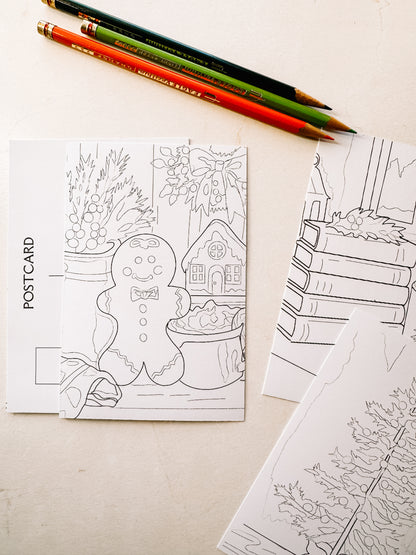 Individual Coloring Postcards