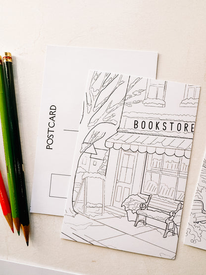 Individual Coloring Postcards